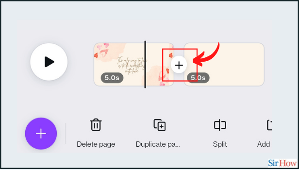 Image titled add video transitions in Canva Step 3